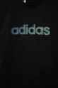 чёрный Детская хлопковая футболка adidas