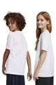 adidas t-shirt bawełniany dziecięcy IB9140 biały