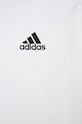 Παιδικό βαμβακερό μπλουζάκι adidas U 3S λευκό IC0605
