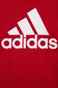 червоний Дитяча бавовняна футболка adidas U BL