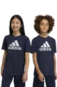 granatowy adidas t-shirt bawełniany dziecięcy U BL Chłopięcy