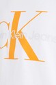 Chłopiec Calvin Klein Jeans t-shirt bawełniany dziecięcy IU0IU00267.PPYX biały