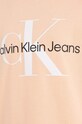 Calvin Klein Jeans t-shirt bawełniany dziecięcy pomarańczowy IU0IU00267.PPYX