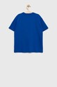 Otroška kratka majica Calvin Klein Jeans IB0IB01563.PPYX modra SS23