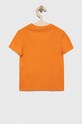 Calvin Klein Jeans t-shirt bawełniany dziecięcy IB0IB01470.PPYX pomarańczowy AW23