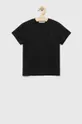 črna Otroška kratka majica Calvin Klein Jeans Fantovski