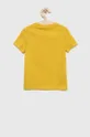 Calvin Klein Jeans t-shirt bawełniany dziecięcy żółty