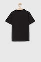 Хлопчик Дитяча бавовняна футболка adidas U 3S HR6330 чорний