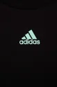 crna Dječja pamučna majica kratkih rukava adidas U 3S CB TEE