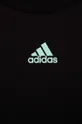 čierna Detské bavlnené tričko adidas U 3S CB TEE