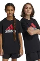 čierna Detské bavlnené tričko adidas U BL 2 TEE Chlapčenský