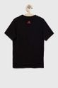 Dětské bavlněné tričko adidas U BL 2 TEE černá