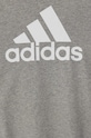 Παιδικό βαμβακερό μπλουζάκι adidas U BL γκρί HR6379