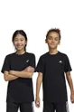 czarny adidas t-shirt bawełniany dziecięcy U SL Chłopięcy