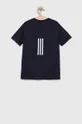 Detské bavlnené tričko adidas B D4GMDY tmavomodrá