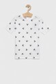 Dětské bavlněné tričko adidas U BLUV TEE HR6343 bílá SS23