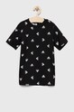 Дитяча бавовняна футболка adidas U BLUV TEE HR6345 чорний SS23
