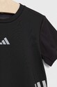 Дитяча футболка adidas U RUN 3S чорний HS1648