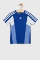 Детская хлопковая футболка adidas LK CB CO TEE голубой