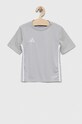 adidas Performance t-shirt dziecięcy TABELA 23 JSY IA9153 szary AW24