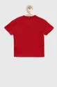 Otroška kratka majica Tommy Hilfiger rdeča
