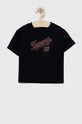 Tommy Hilfiger t-shirt bawełniany dziecięcy nadruk granatowy KB0KB08032.PPYX