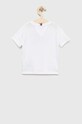 Tommy Hilfiger t-shirt bawełniany dziecięcy KB0KB08032.PPYX biały SS23