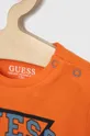 Pamučna majica kratkih rukava za bebe Guess  100% Pamuk