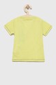 Guess t-shirt bawełniany dziecięcy N3RI07.K8HM3.PPYX zielony SS23