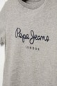 Chłopiec Pepe Jeans t-shirt bawełniany dziecięcy PB503491 szary