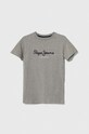 Pepe Jeans t-shirt bawełniany dziecięcy nadruk zielony PB503493