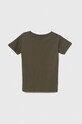 Pepe Jeans t-shirt bawełniany dziecięcy PJL BJ PB503493 zielony SS24