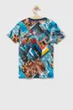 Παιδικό βαμβακερό μπλουζάκι Guess πολύχρωμο