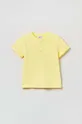 žltá Detské bavlnené tričko OVS Chlapčenský