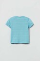 OVS t-shirt bawełniany niemowlęcy 1759190.Boy.9.36months. zielony SS23