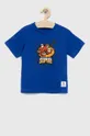 niebieski adidas Originals t-shirt bawełniany dziecięcy x Pixar Chłopięcy