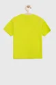 Детская хлопковая футболка EA7 Emporio Armani зелёный