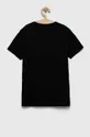 Παιδικό βαμβακερό μπλουζάκι Levi's μαύρο