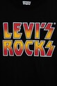 Fiú Levi's gyerek pamut póló 9EH895 fekete