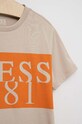 Chłopiec Guess t-shirt bawełniany dziecięcy L3GI07.K8HM0.PPYX beżowy