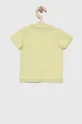 Бавовняна футболка для немовлят Guess зелений