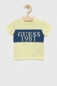 πράσινο Παιδικό βαμβακερό μπλουζάκι Guess Για αγόρια