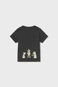 Mayoral t-shirt bawełniany niemowlęcy 1017.3B.BABY granatowy SS23