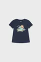 Бавовняна футболка для немовлят Mayoral темно-синій