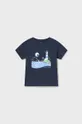 Otroška bombažna majica Mayoral mornarsko modra