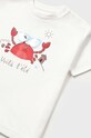 Chłopiec Mayoral t-shirt bawełniany niemowlęcy 1026.3K.BABY biały