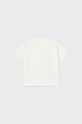 Chłopiec Mayoral t-shirt bawełniany niemowlęcy 1027.3L.BABY biały