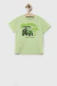 blady zielony Mayoral t-shirt bawełniany dziecięcy Chłopięcy