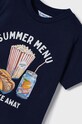 Chłopiec Mayoral t-shirt bawełniany dziecięcy 3012.5E.MINI.B granatowy