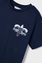 Chłopiec Mayoral t-shirt bawełniany dziecięcy 3013.5E.MINI.B granatowy